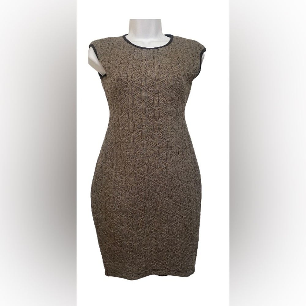 🎉NWT🎉 B. Smart size 4 sleeveless dress gray with black trim